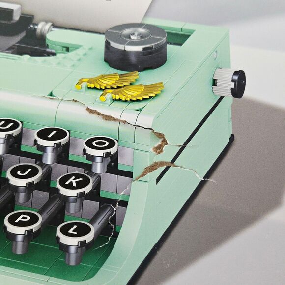 Zhe Gao Building Blocks Set Retro Typewriter Micro Mini Build Kit - Picture 2 of 11